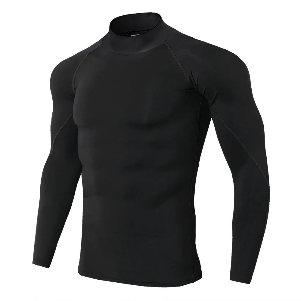 Men's Quick Dry Long Sleeve Compression Sports Shirt
