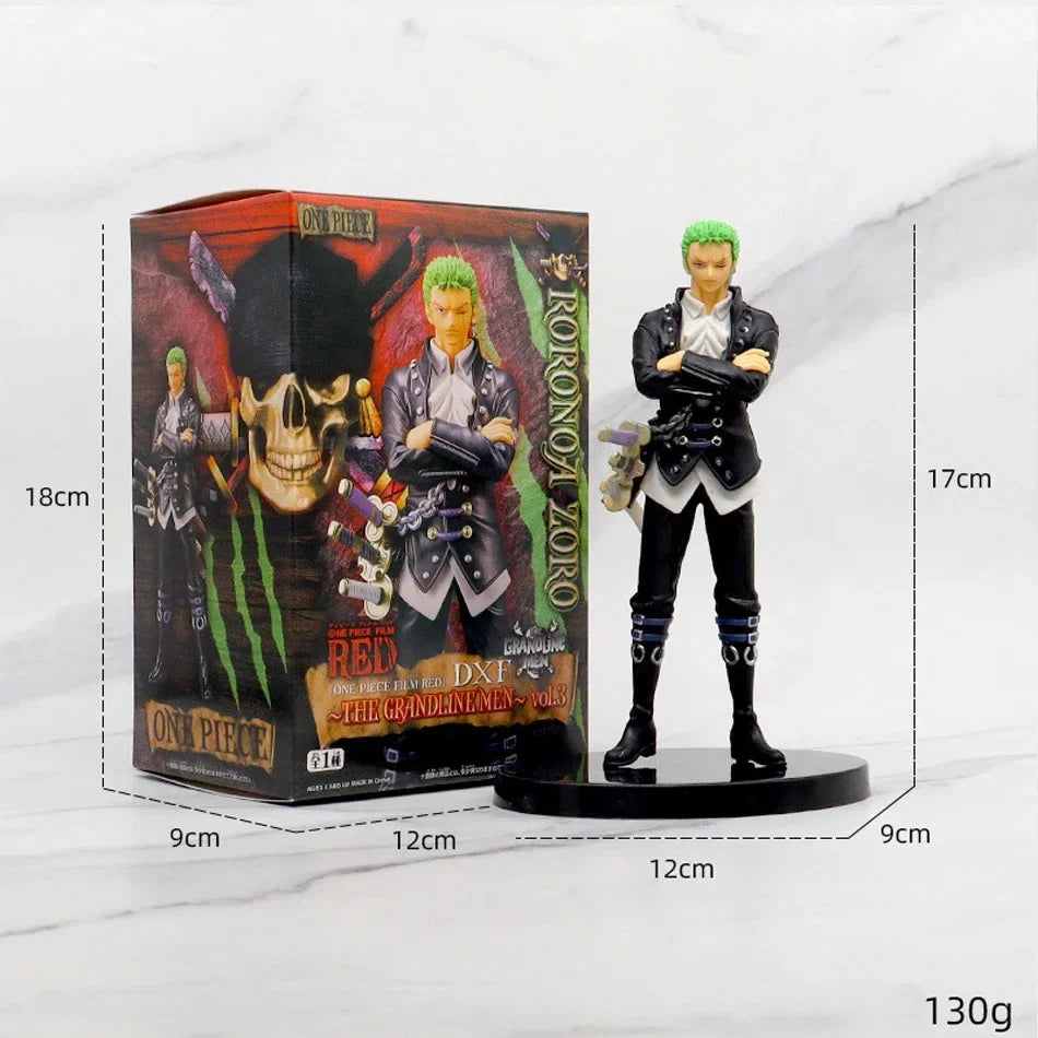 One Piece Film Red Anime Action Figures – Luffy, Robin, Zoro & Uta