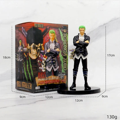 One Piece Film Red Anime Action Figures – Luffy, Robin, Zoro & Uta