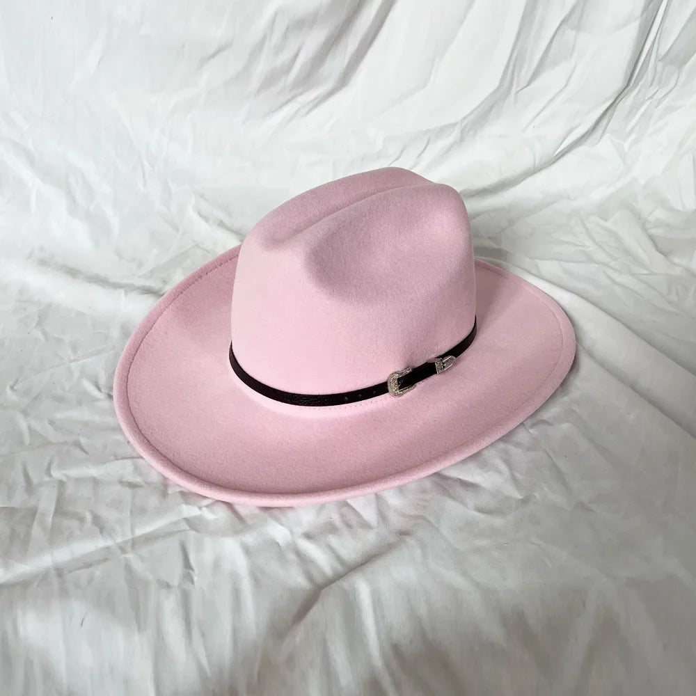 Cowboy Hat – Unisex Vintage Western Wide Brim Hat