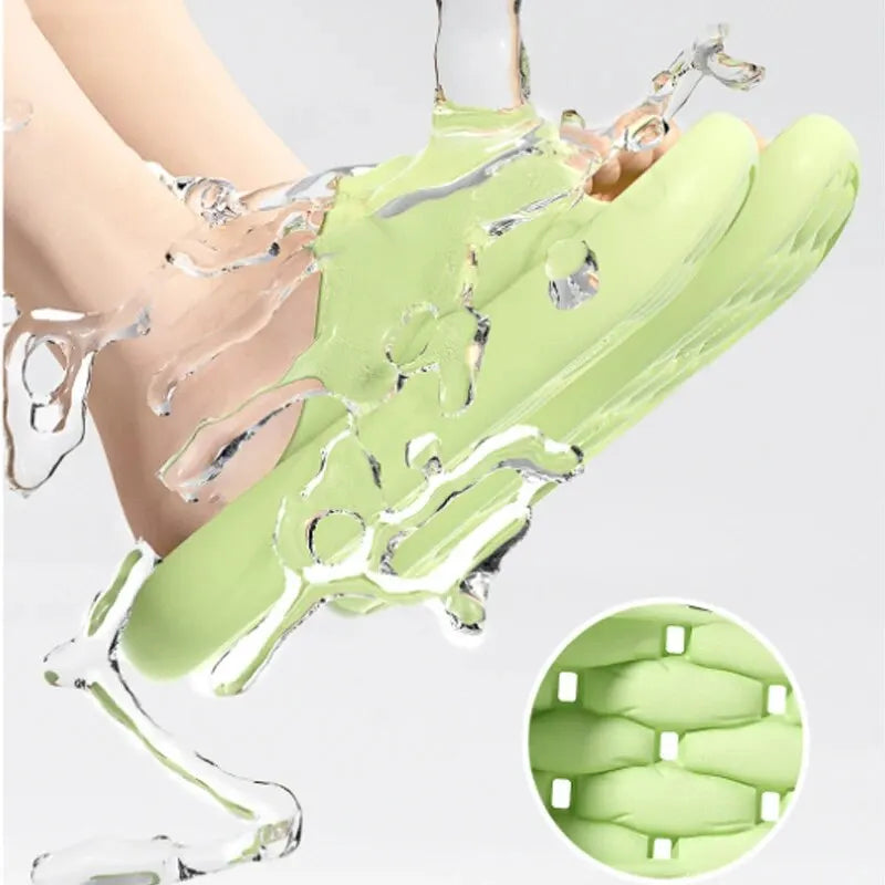 Quick-Drying Shower Slippers – Non-Slip Bathroom Slides, Lightweight