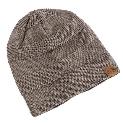 Fur Lined Slouchy Knit Beanie – Unisex Winter Hat
