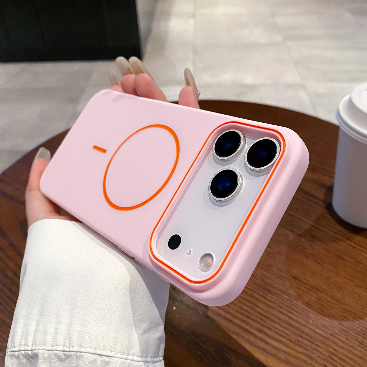 Magnetic Matte Soft iPhone Case