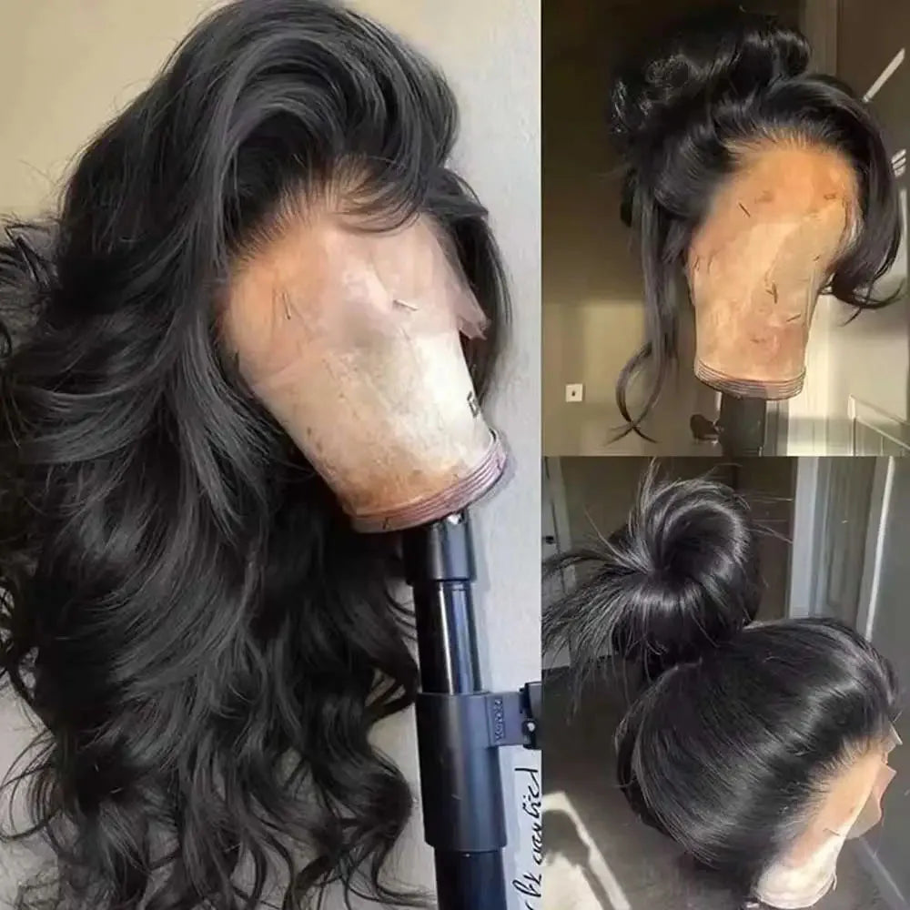 36 Inch Body Wave 13x4 HD Lace Front Human Hair Wig 250% Density