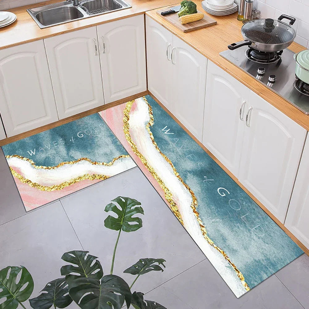 Non-Slip Kitchen Floor Mat – Soft Washable Rug for Kitchen, Bedroom & Hallway