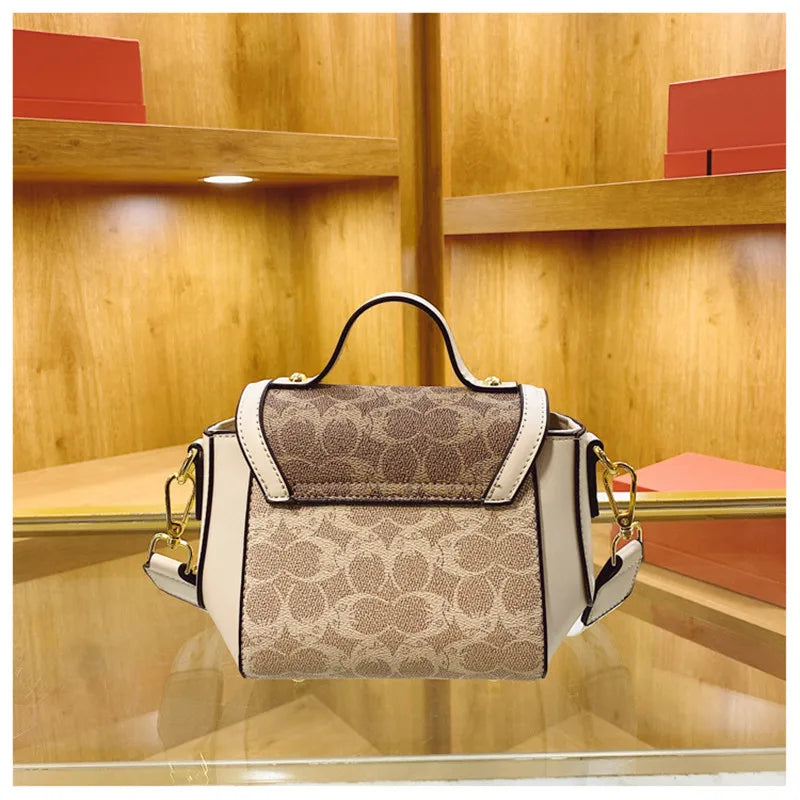 Crossbody Bag – Women's Floral PU Leather Shoulder Bag