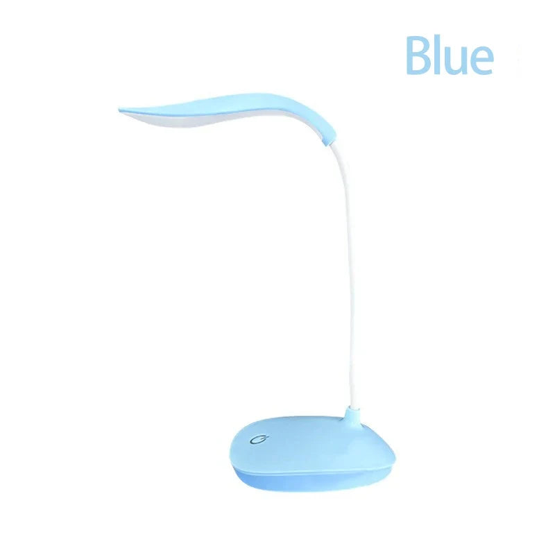 LED Desk Lamp Gooseneck Touch Dimming – USB Rechargeable