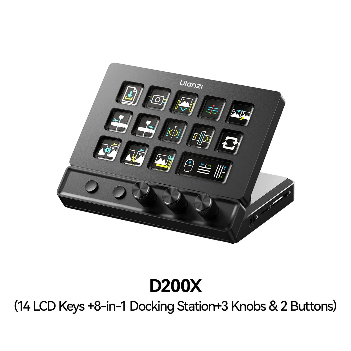 Ulanzi Stream Deck Console – LCD Macro Keypad for Streaming & Editing