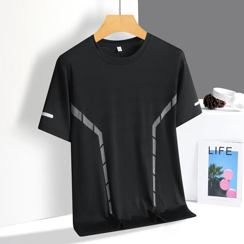 Men's Quick Dry Reflective Running T Shirt