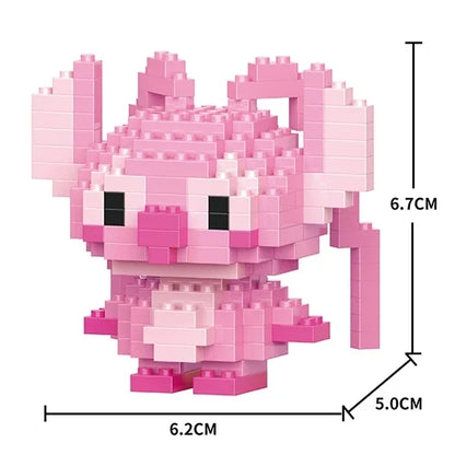 Disney Mini Building Blocks Figure – Mickey Minnie Princess Brick Toy