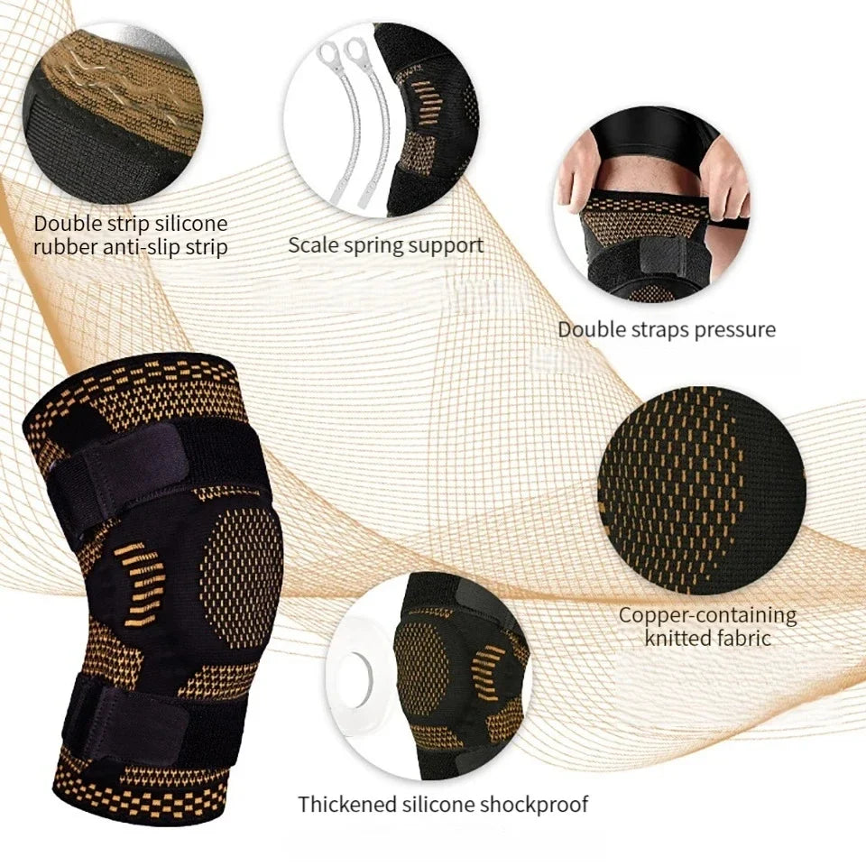 Loogdeel Sport Kneepad Patella Gel Knee Support Compression Sleeve Pain Meniscus Tear Injury