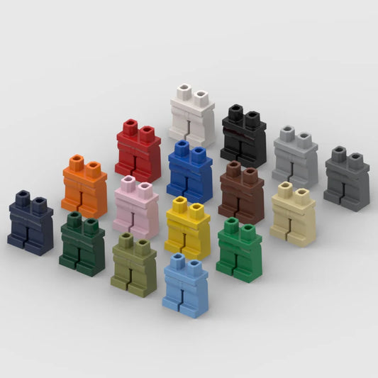Minifig Legs & Hips Building Blocks – 50pcs DIY Brick Parts