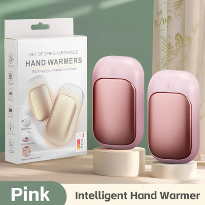 Rechargeable Hand Warmers Set of 2 – 3 Heat Settings