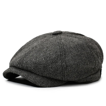 Newsboy Cap – Unisex Retro Cotton Beret for Travel & Casual Wear
