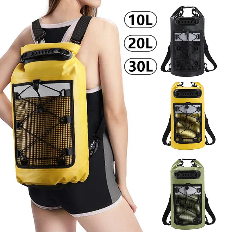 20L or 30L Waterproof PVC Dry Bag Backpack