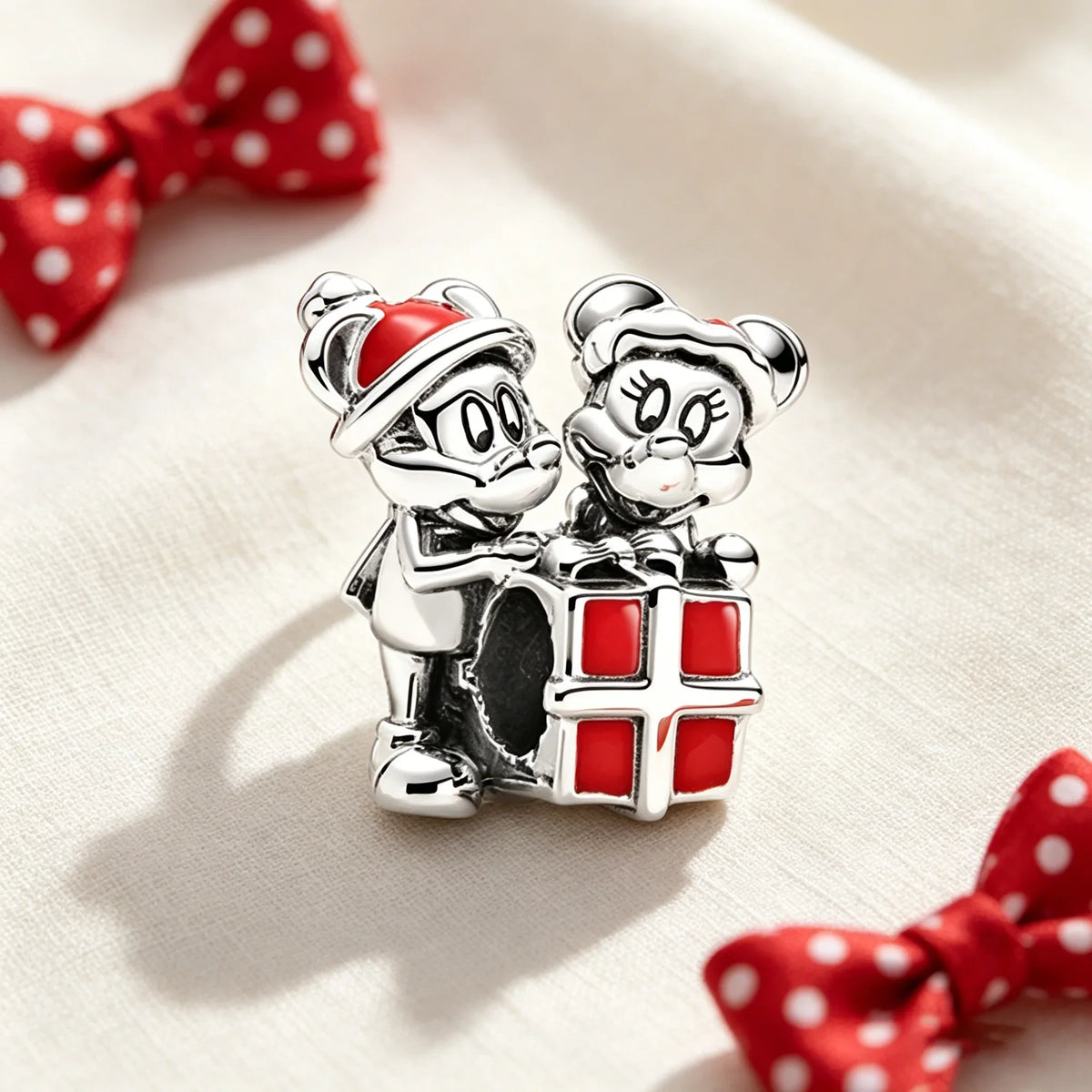 Disney Character Charm Bead – Fits Snake Chain Bracelet & Necklace