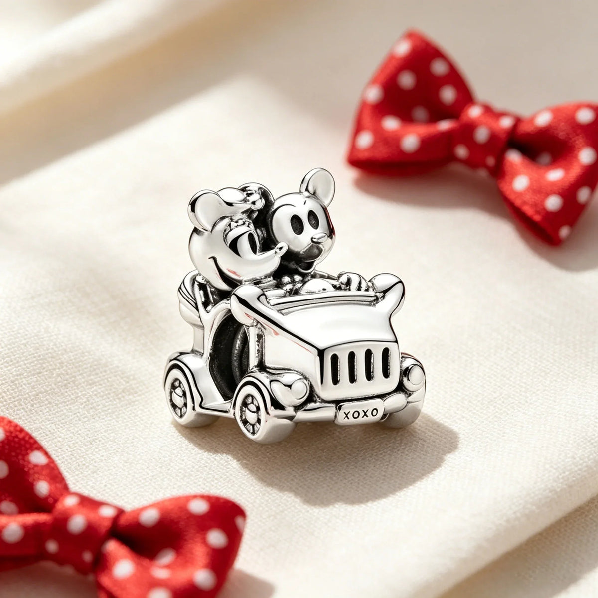 Disney Character Charm Bead – Fits Snake Chain Bracelet & Necklace