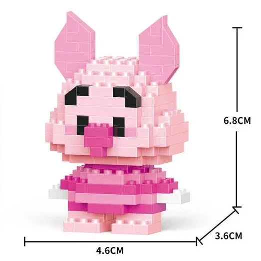 Disney Mini Building Blocks Figure – Mickey Minnie Princess Brick Toy