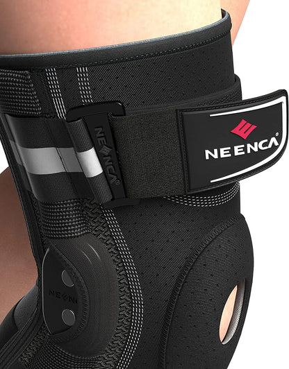 Neenca Hinged Knee Brace Pain Support Side Stabilizers Joint Relief Arthritis Meniscus Tear Acl Pcl