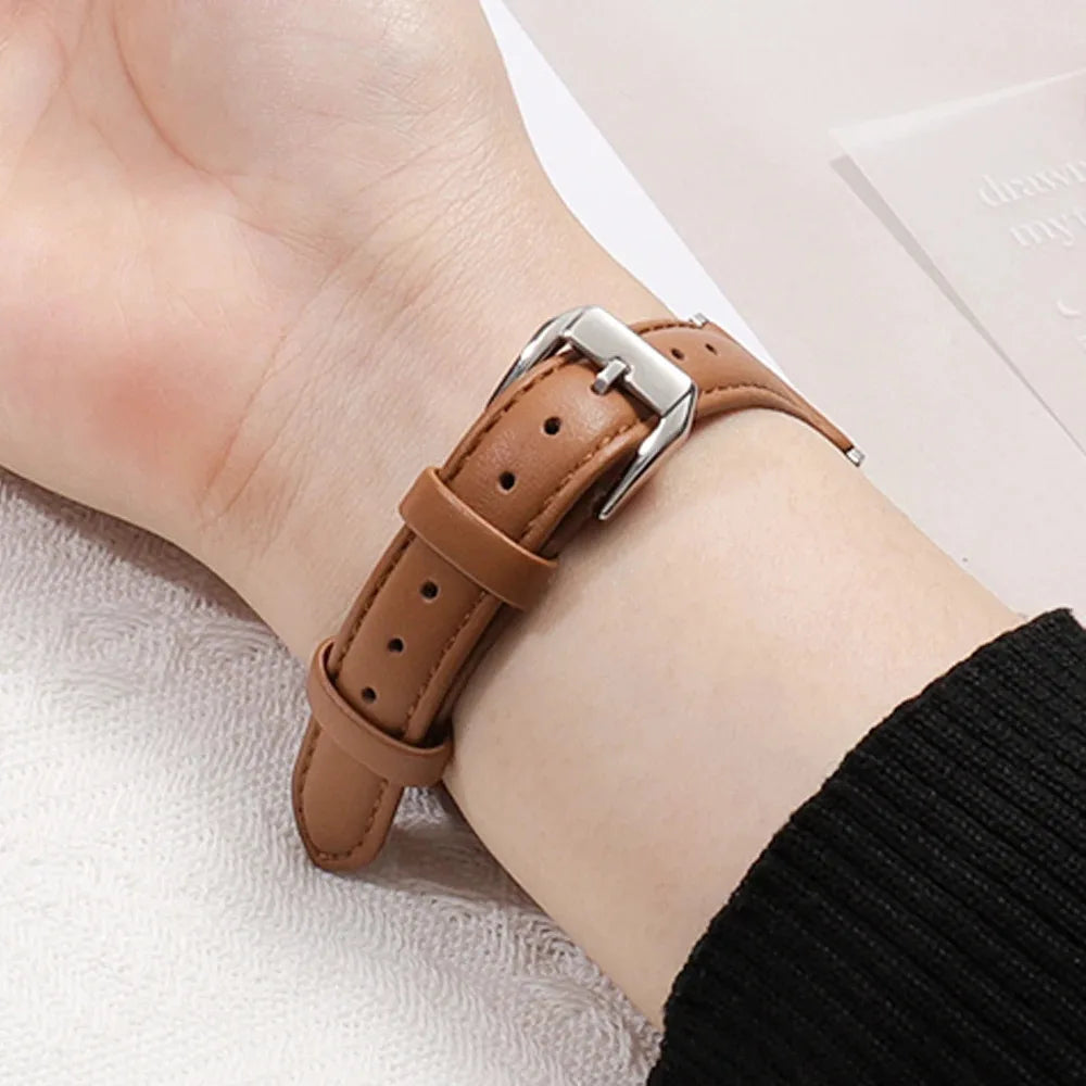 Slim Leather Band for Apple Watch, 40–49mm, Women’s Style