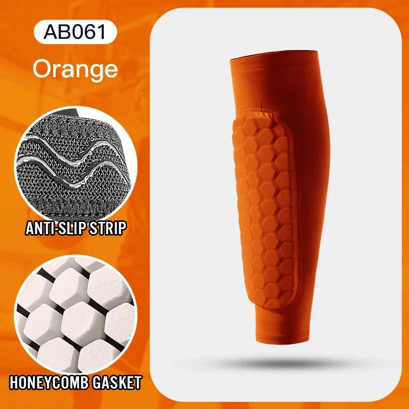 Foam Padded Compression Shin Guard Sleeve