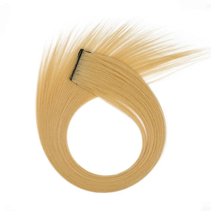 22-Inch Clip-In Synthetic Hair Extensions – Rainbow Colors