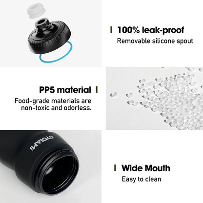 CYCLAMI 650ml or 750ml Leak Proof Cycling Water Bottle