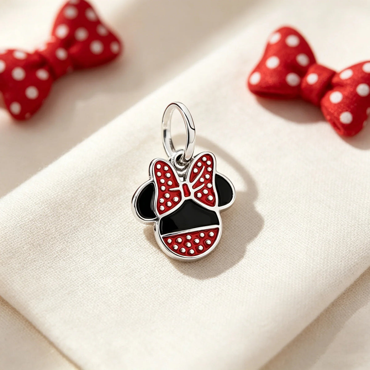 Disney Character Charm Bead – Fits Snake Chain Bracelet & Necklace