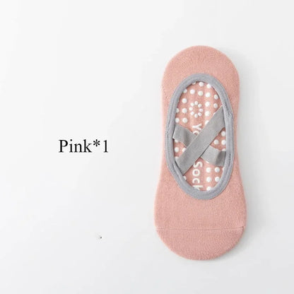Non-Slip Yoga Socks for Women – Backless Grip Socks for Pilates & Ballet
