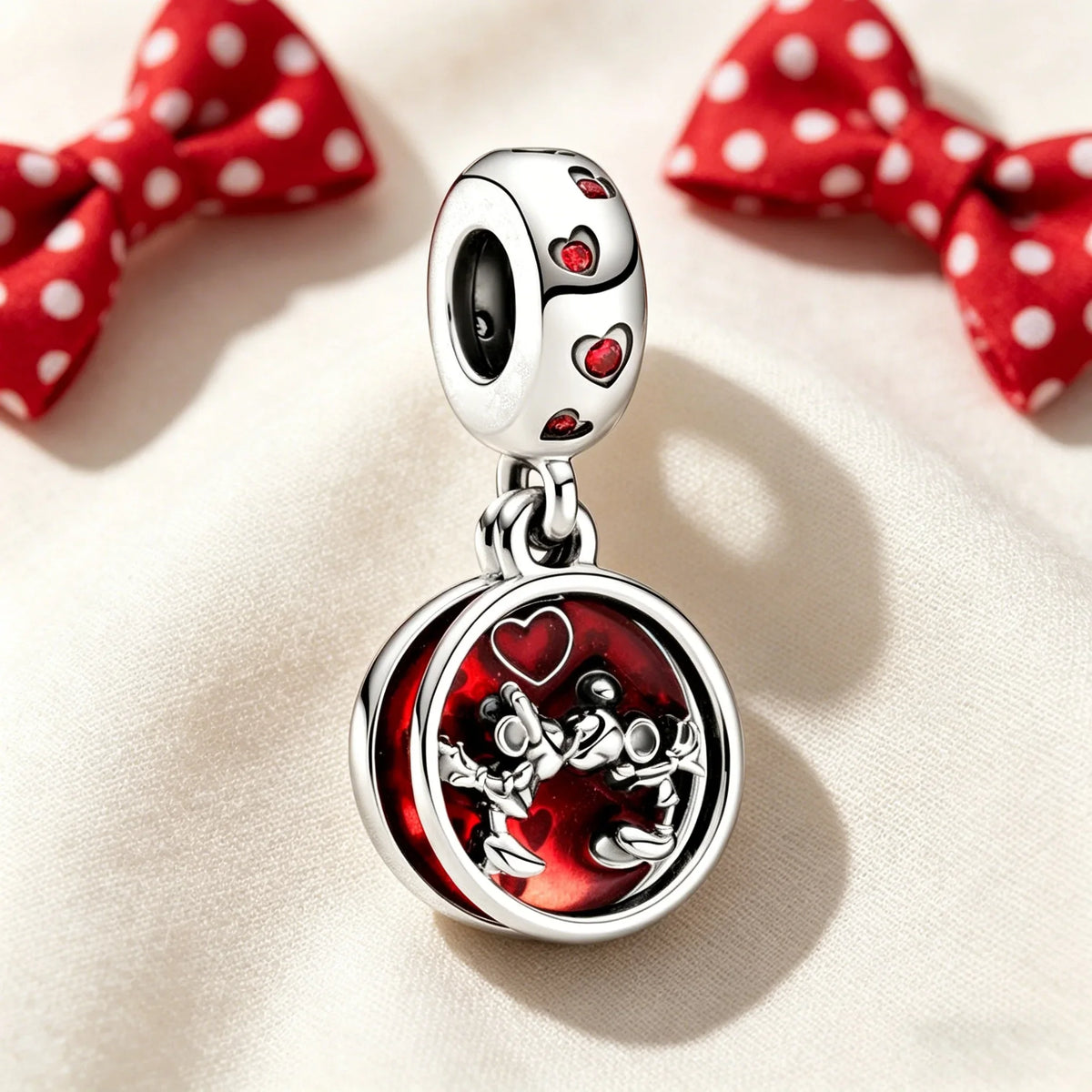 Disney Character Charm Bead – Fits Snake Chain Bracelet & Necklace