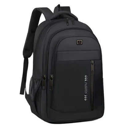 Neutral Multi-Pocket Backpack for Students & Business Use