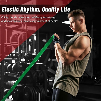5-Level Pull Up Assistance Bands Men Women Full-Body Training Physical Therapy Home Gym