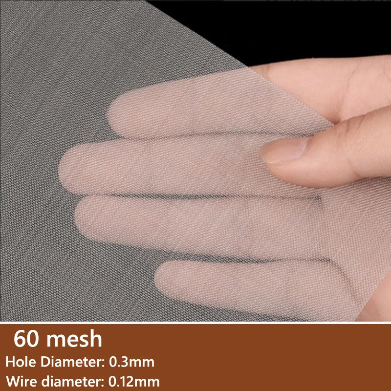 304 Stainless Steel Woven Wire Mesh Filter Screen – 4 to 500 Mesh