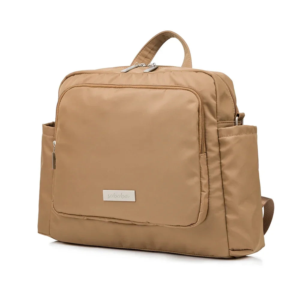 Diaper Bag Backpack – Large Waterproof Quilted Mom Bag
