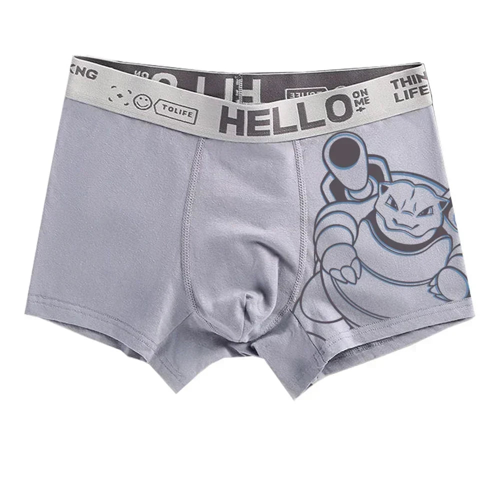 Pokémon Boxer Briefs for Men – Anime Character Underwear