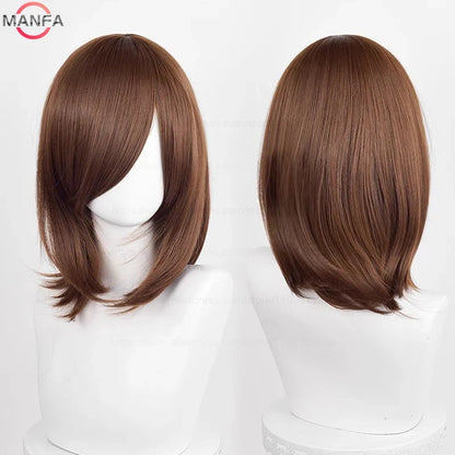 40cm Heat Resistant Anime Cosplay Wig with Bangs