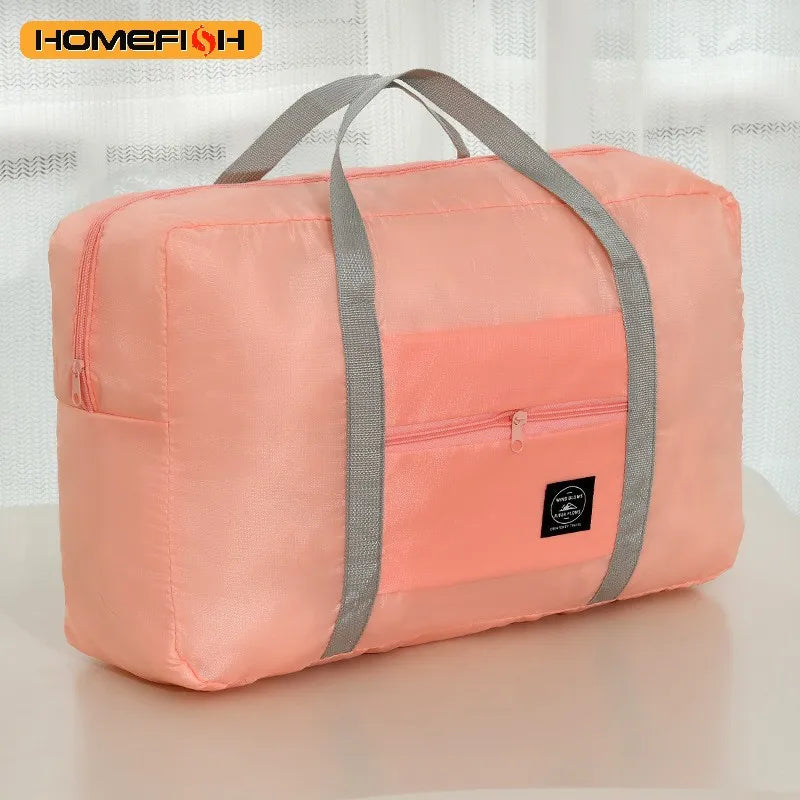 Foldable Travel Duffel Bag Large Capacity Carry-On Luggage Tote