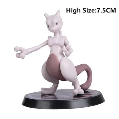 Pokemon 6-Piece Figure Set – Pikachu Charizard Mewtwo & More