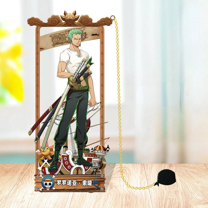 One Piece Cartoon Character Metal Bookmark