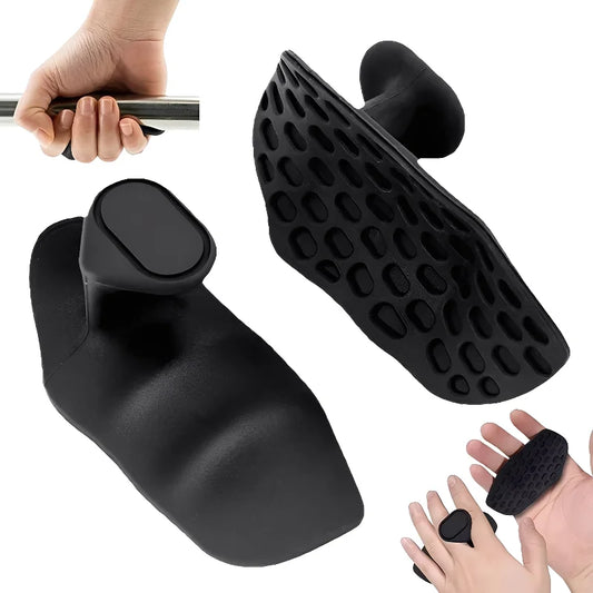 2pcs Weight Lifting Grips Workout Gloves Flexible Hand Protection Men Women Gym Fingerless Pull Up