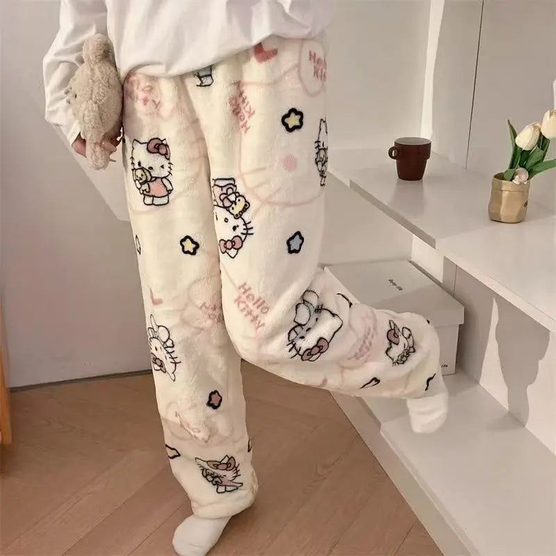 Hello Kitty Flannel Pajama Pants for Women