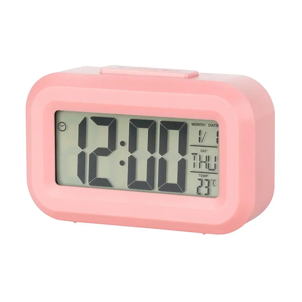 LED Digital Alarm Clock with Backlight & Temperature Display