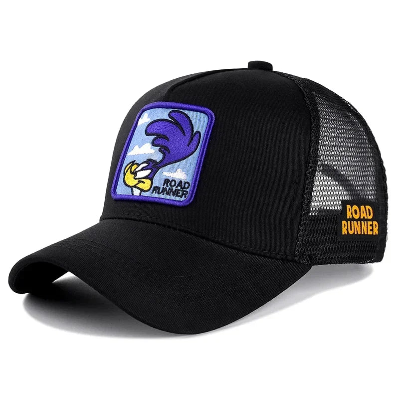 Unisex Anime Cartoon Cotton Trucker Snapback Cap