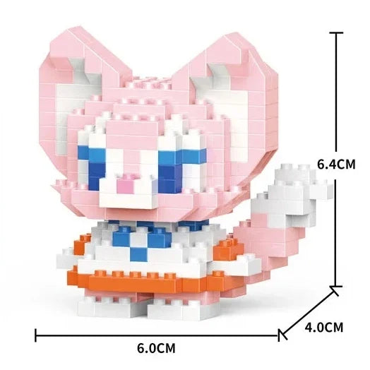 Disney Mini Building Blocks Figure – Mickey Minnie Princess Brick Toy