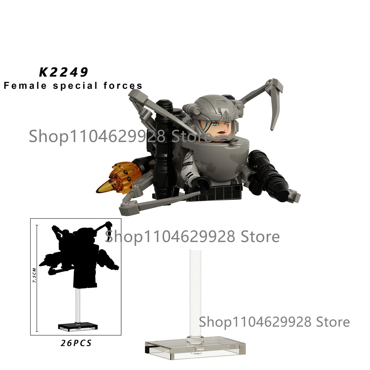Skibidi Toilet Mini Building Block Figures – TV Man, Cameraman & More