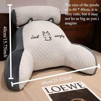 Reading Pillow with Arms & Back Support – Cute Panda Design