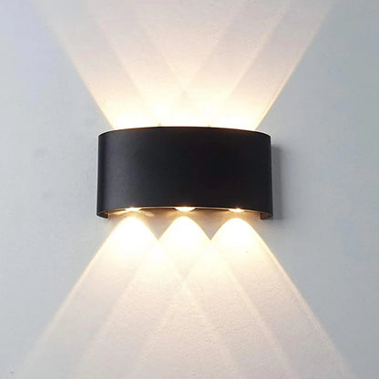 LED Wall Sconce Up Down Light – Modern Indoor Outdoor Wall Lamp