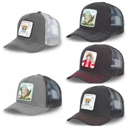 One Piece Luffy Embroidered Adjustable Baseball Cap