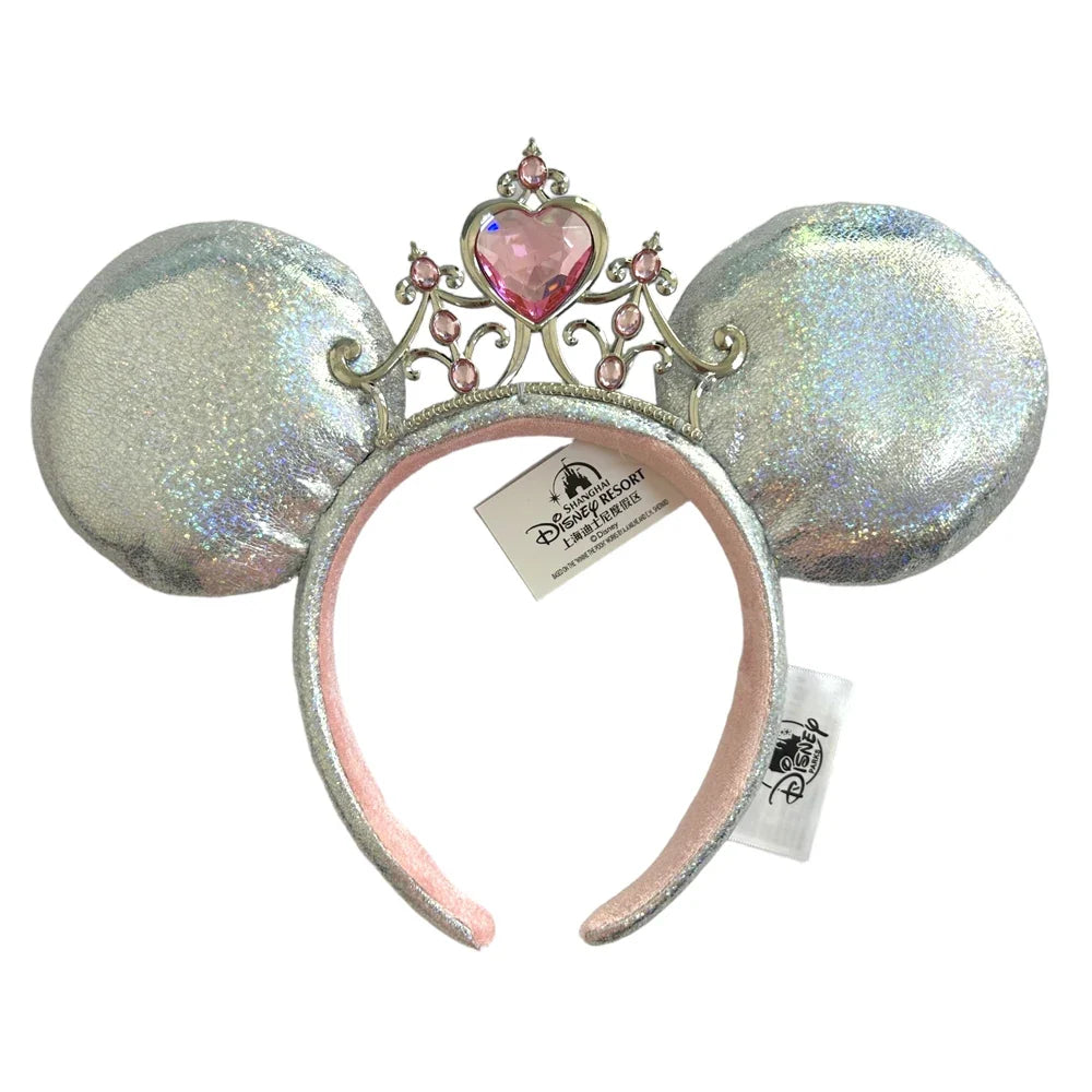 Disney Mickey Minnie Ears Headband – Sequin Bow Costume Cosplay