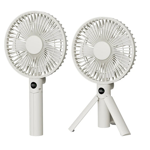 Handheld Folding Fan 3600mAh Rechargeable Desktop & Portable